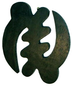 Handcarved Gye Nyame Symbol  Statue(Ghana)