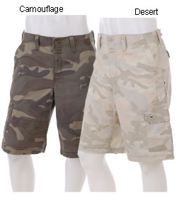 George & Martha Men's Baltimore Canvas Cargo Shorts