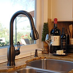 Fontaine Bronze Kitchen Pulldown Faucet with Soap