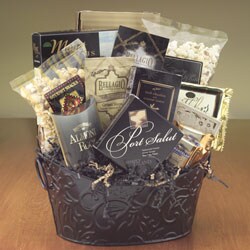With Sympathy Gift Basket