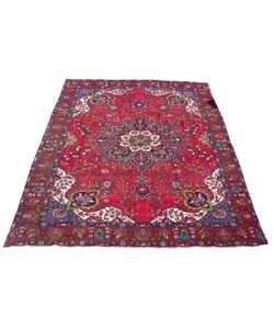 Iranian Tabriz Hand-knotted Rug (9'5 x 12')
