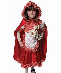 Little Red Riding Hood Dress Up Outfit (Size 2-18)