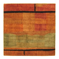 Hand-tufted Tribecca Wool Rug (6' Square)