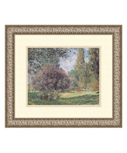 Claude Monet Le Parc Monceau, Paris Framed Print
