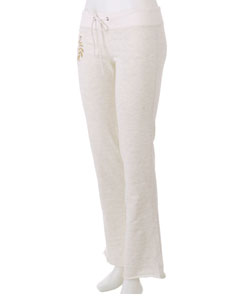 Guess Metallic Gold Athletic Pant with Rhinestones