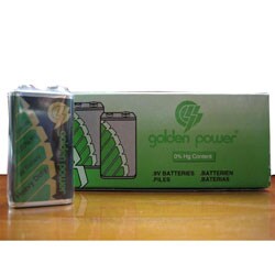 Golden Power 9-volt Battery 40 Battery Value Pack