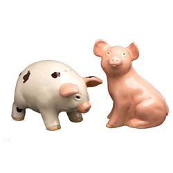 Tulip & Avery Pig Salt & Pepper Shaker Set