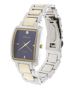 Geneva Platinum Men's Blue Dial Watch