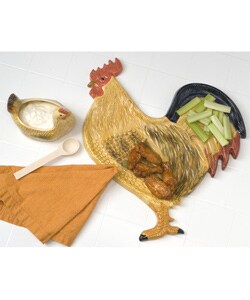 French Rooster Chip and Dip Set
