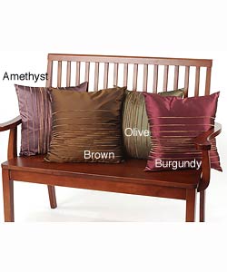 Chenille Taffeta Stripe Pillows (Set of 2)