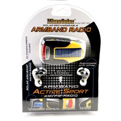 Solar Armband Radio & Emergency LED