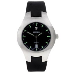Croton Men's Black Dial Sport Strap Watch