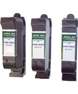 Hewlett Packard C6615 Compatible Cartridge (3-pack) (Refurbished)