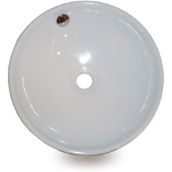 Fontaine Mini Porcelain Sink with Drain Assembly