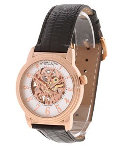 Stuhrling Original Delphi Men's Skeleton Watch