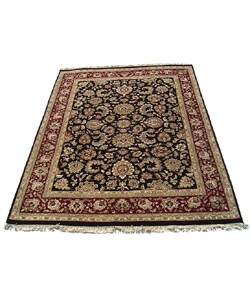 Indo Mahal Hand-knotted Rug (9'1 x 12')