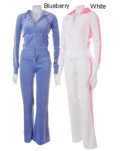 JLO by Jennifer Lopez Junior Velour Pant & Jacket Set