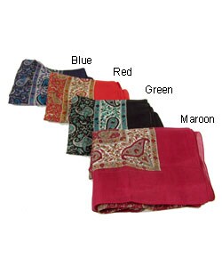 Hand-made Paisley Silk Scarves (India)