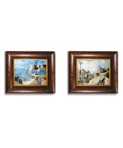 D. Lourenco Seaside Views Framed Art Collection