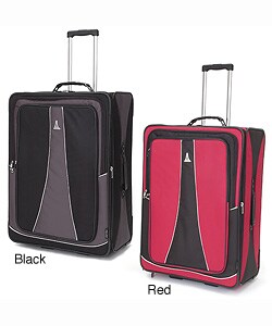 OZone Black/Red 28-inch Expandable Rollaboard Suiter by Travelpro