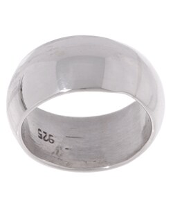 Sterling Silver Solid Smooth Ring