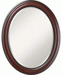 Zhivago Cherry Beveled Mirror