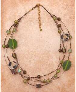 Green Shimmer Necklace (India)