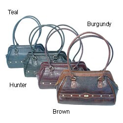 Rosetti Crocodile Skin Stamp Designer Purse