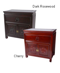 Rosewood Bedside Cabinet (China)