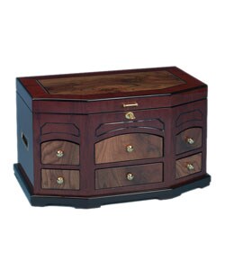 Brown Six-drawer Jewelry Box