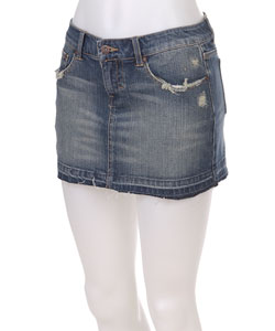 Celebrity Pink Denim Crown Mini Skirt