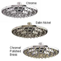 Milano Chrome/ Polished Brass Showerhead