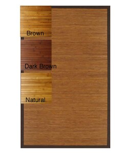Bamboo Indoor/ Outdoor Rug (4' x 6')