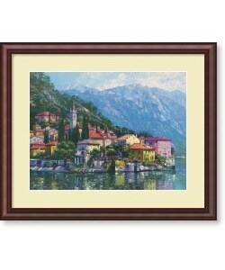 Howard Behrens Reflections of Lake Como Framed Print