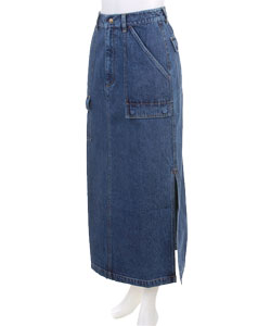 Browning Plus Size Denim Cargo Skirt