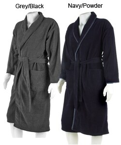 Majestic Men's Lamb Fleece Shawl Robe