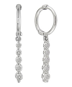 14k Gold 1/2ct TDW Round Diamond Journey Earrings (H-I, I1-I2)