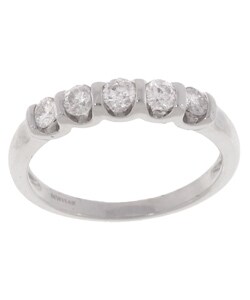 14k Gold 1/2ct TDW Diamond 5-stone Ring (H-I, I2)