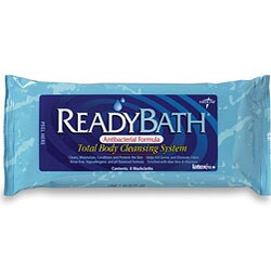 Medline Scented Anti-bacterial Disposable Washcloths 8/pk (Case of 24 packs)