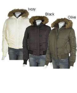 Steve Madden Hooded Down Jacket