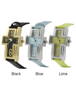 Geneva Platinum Cross Design Women's Fashion Watch