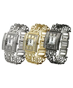 Geneva Platinum Antique Style Fashion Watch