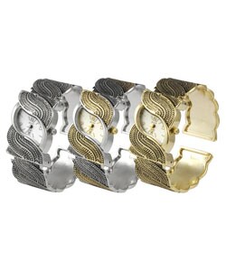Geneva Platinum Women's Fashion Bangle Watch