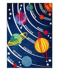 Planets Rug (5'3 x 7'6)