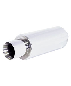 3A Racing Deep Cut 4-inch Tip Muffler Exhaust System