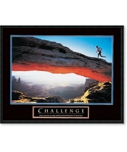 Challenge: Runner Framed Art Print