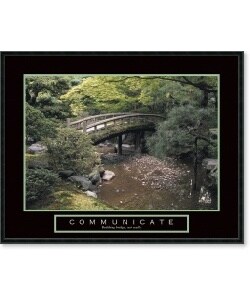 Communication Framed Motivational Art Print