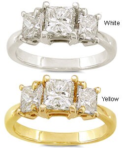 14k Gold 2ct TDW Diamond Engagement Ring (H-I,SI1- SI2)