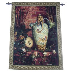 Chosen Clay Large Wall Tapestry with Rod