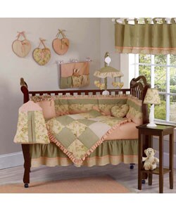 Baby Annabel 12-piece 180 Thread Count Crib Bedding Set